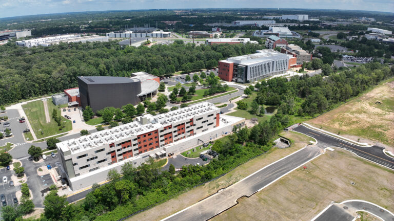Aerial view of part of Nexus234 Innovation District